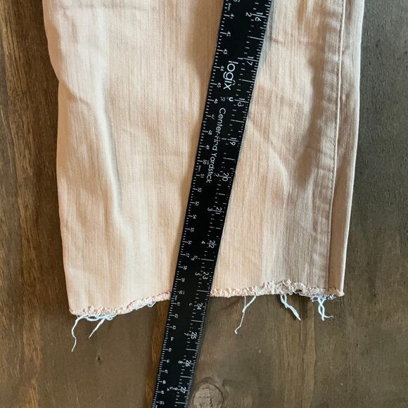 Express Womens Jeans Brown Denim High Rise Cropped Flare Stretch 10 R - Picture 9 of 12